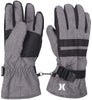 Hurley Heat Block Party Snow Gloves Black/Gray