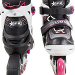 SFR Pulsar Adjustable Pink Kids Inline Rollers